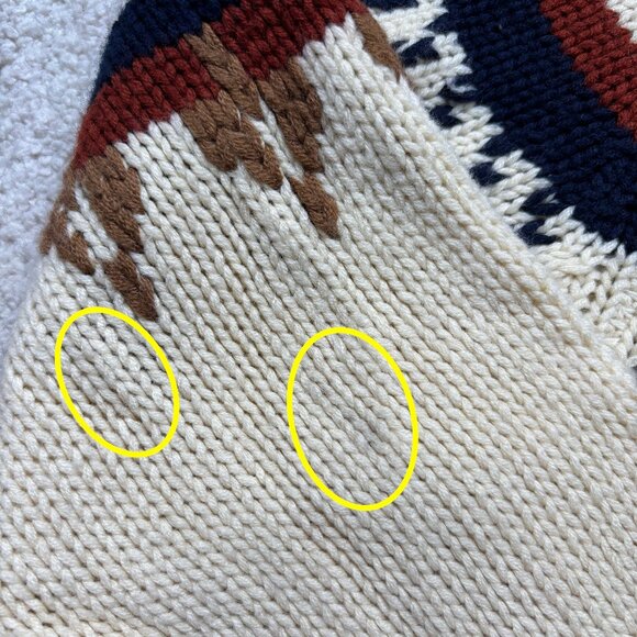 Vintage GAP Nordic Fair Isle Ski Sweater XL - Picture 7 of 13